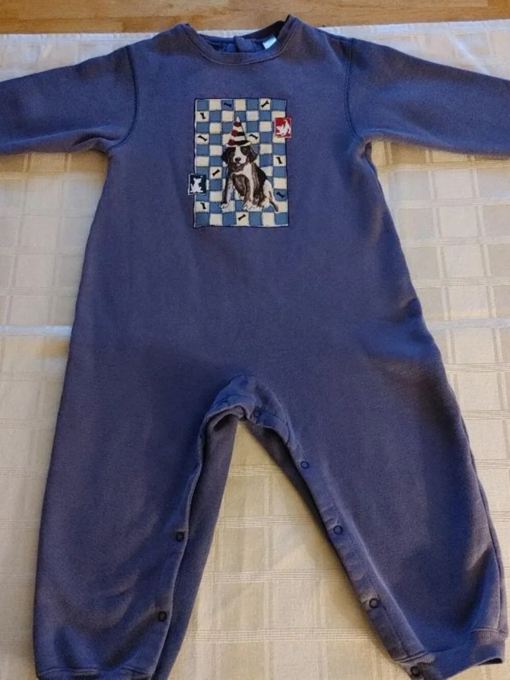 Lands End Bundle of Two - Size 4T Blue & Reddish/Terra Cotta Jumpsuits/Rompers